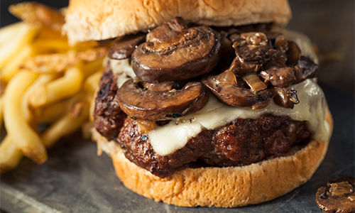 Mushroom burger